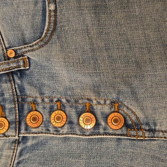 CAbi Palm Beach Crop Denim Jeans - Picture 3 of 4